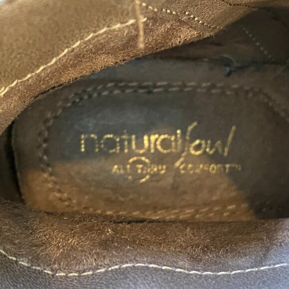 Natural Soul Karmen Moto Ankle Booties Hipster Biker Sz 8M Black #341C - Picture 9 of 9